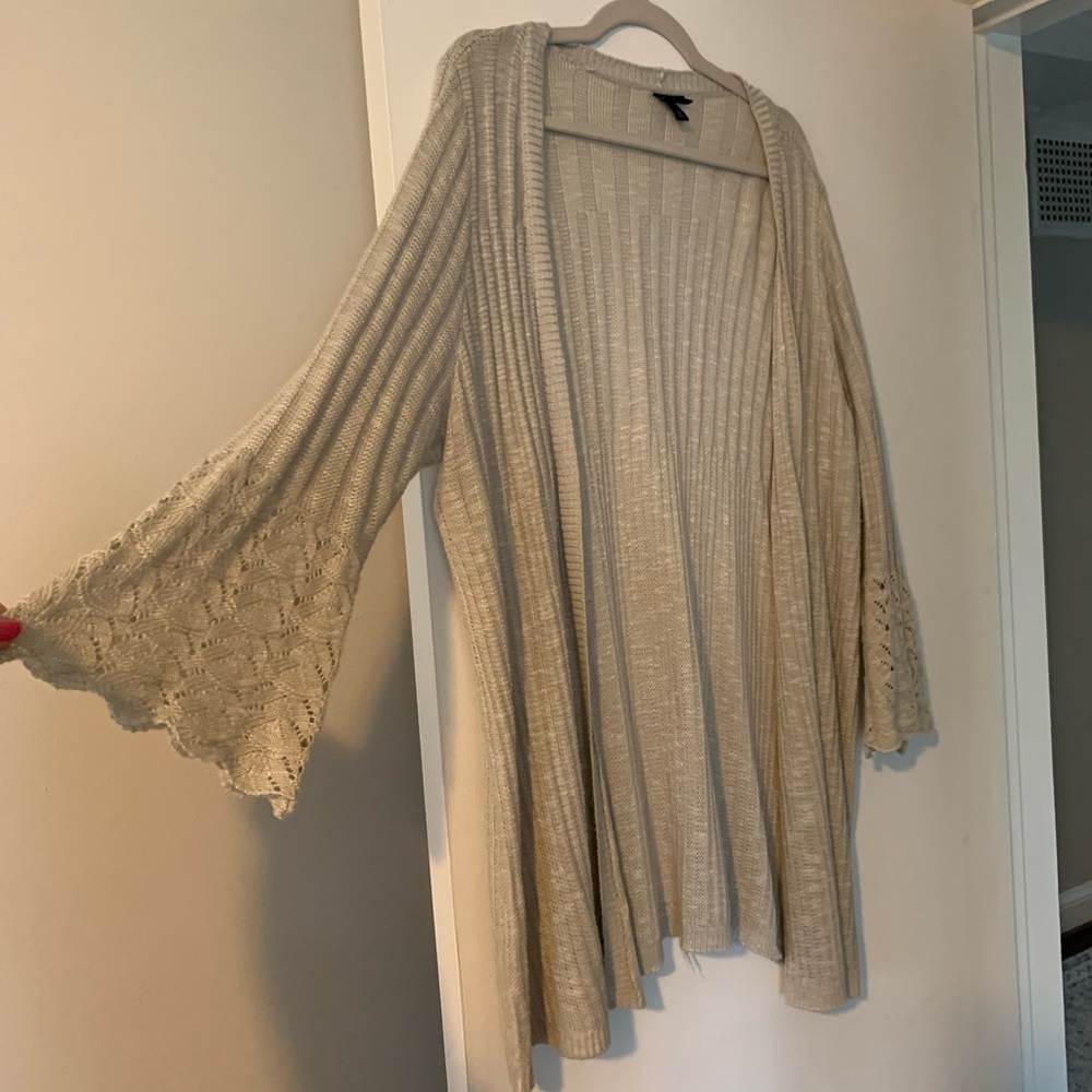 Torrid cardigan with flowy sleeves